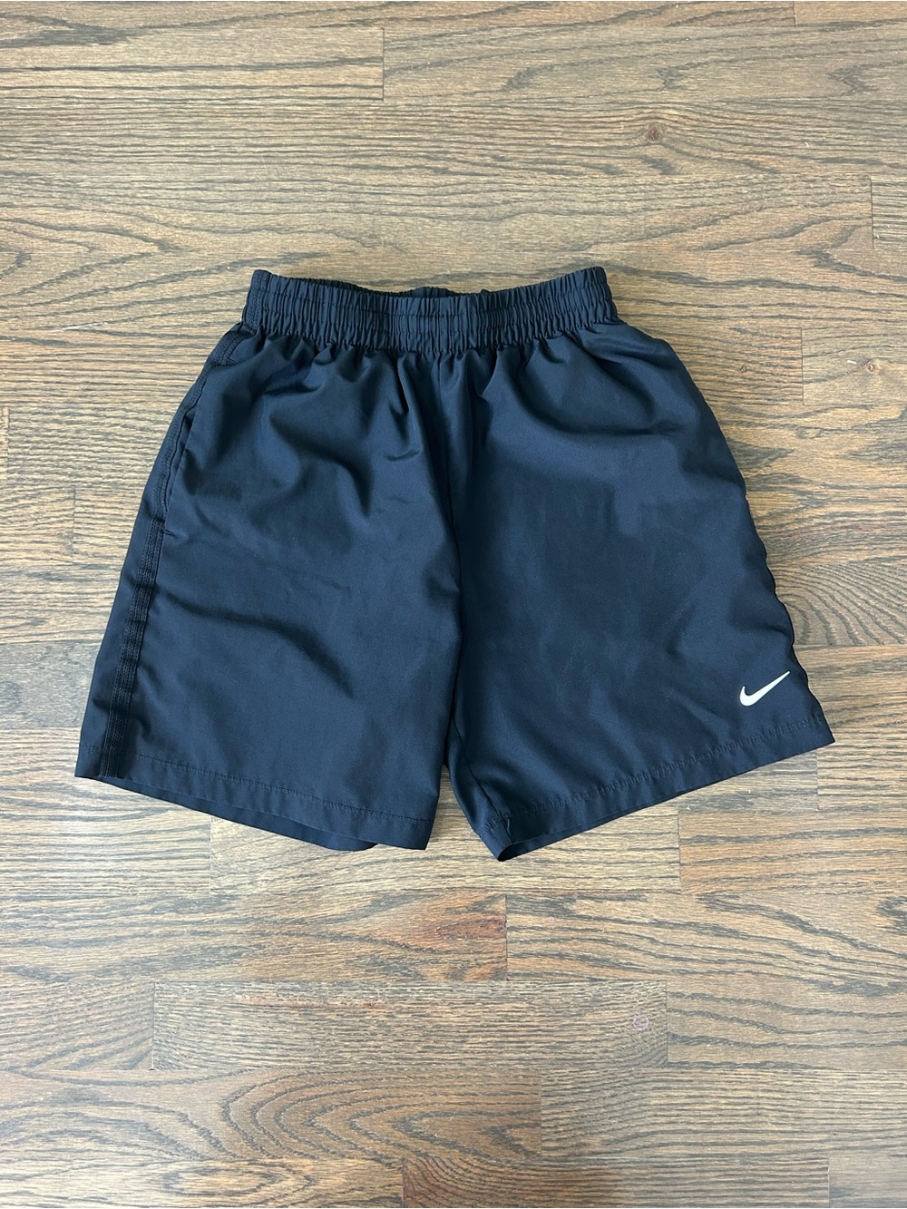 Boys Black Athletic Shorts